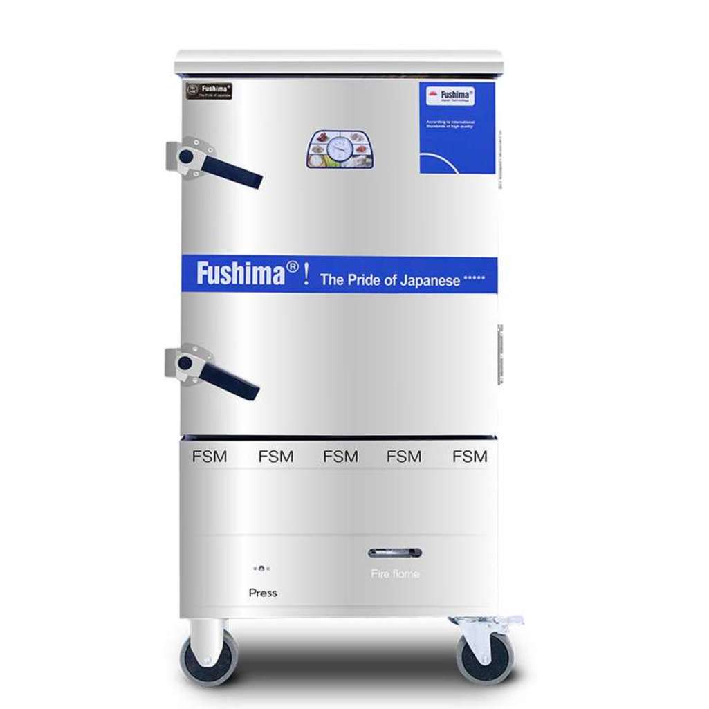 Tủ nấu cơm dùng gas 12 khay Fushima YW-120 - Hàng chính hãng