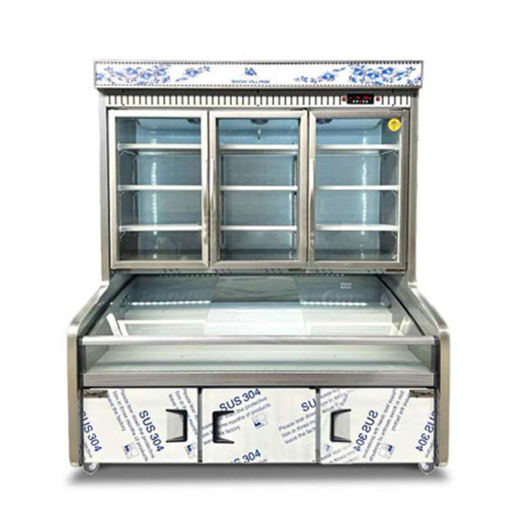 Tủ trên mát dưới đông Snow Village DC-1800FY - Hàng chính hãng