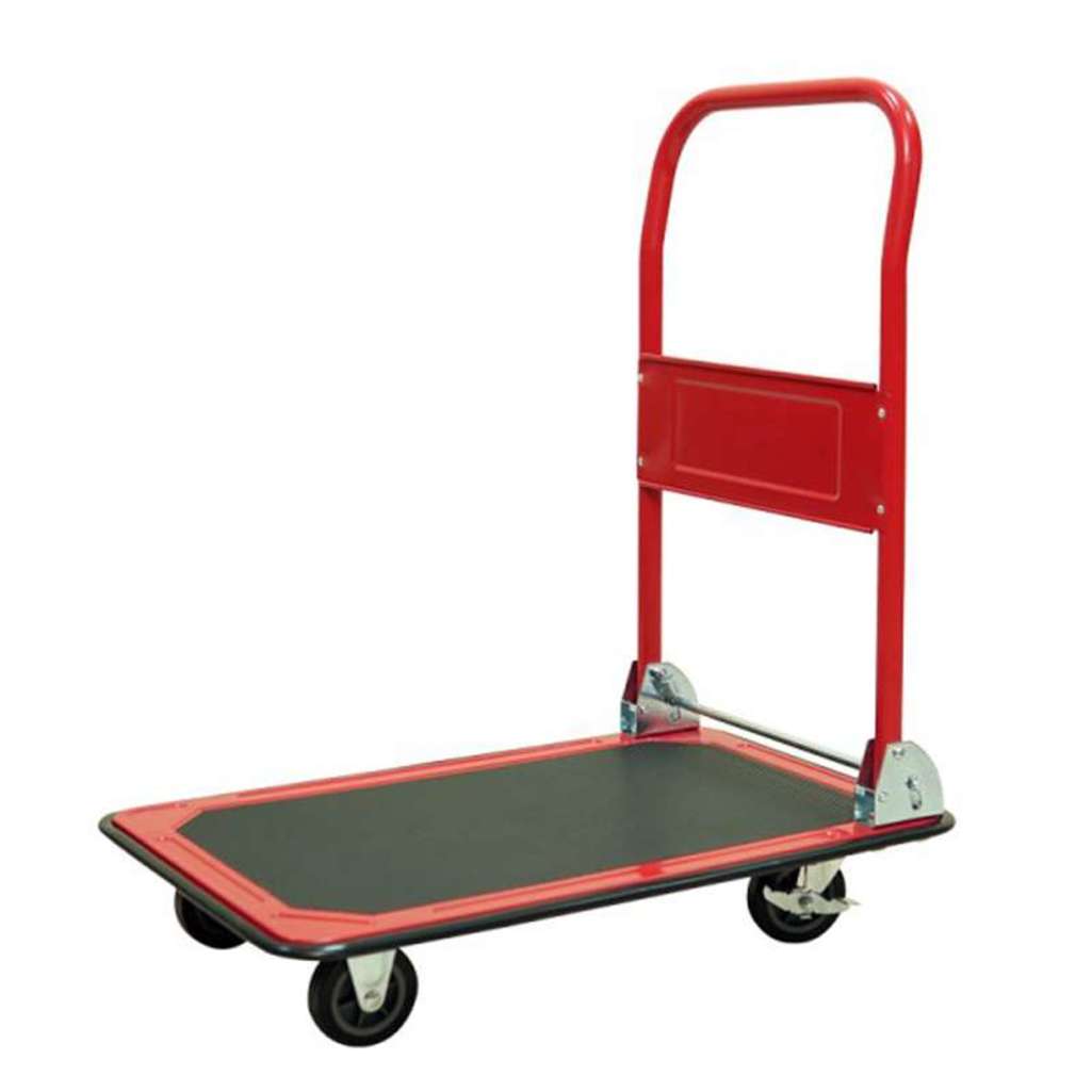 Xe đẩy hàng sàn thép 4 bánh Fujihome HT-415 - Hàng chính hãng