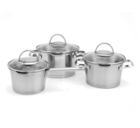 Bộ 3 cái nồi quánh inox 3 đáy Malloca SA-1903