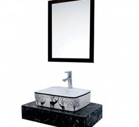 Bộ lavabo bàn đá Sarika BĐ-SR-03 - Hàng chính hãng