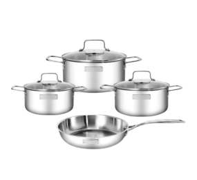 Bộ nồi 4 chiếc inox liền khối Elmich Tri- Max (EL2476)