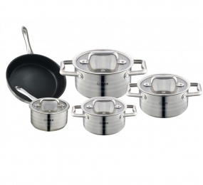 Bộ nồi inox 5 món Arber Dolphin - Hàng chính hãng