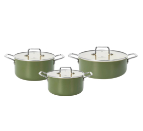 Bộ nồi phủ sứ chống dính Elmich Olive Classic EL-5231OV01