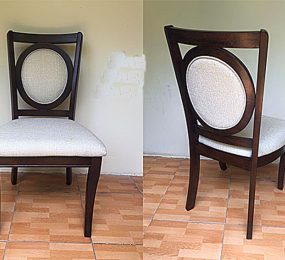 Ghế lưng oval hàng xuất khẩu - Hàng chính hãng