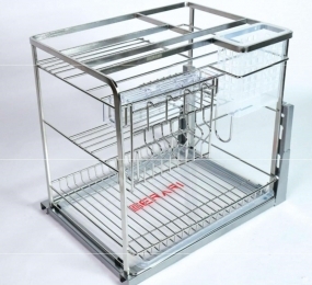 Kệ dao thớt chai lọ nan dẹt Gerari DEL.350 - Hàng chính hãng