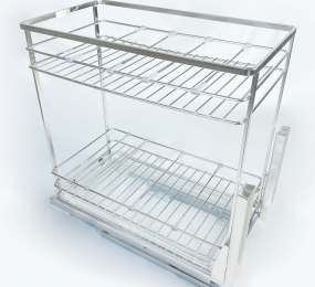 Kệ gia vị nan dẹt Inox Gerari GV.200 - Hàng chính hãng