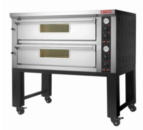 Lò nướng pizza 2 tầng dùng gas Hongling PZG-602 - Hàng chính hãng