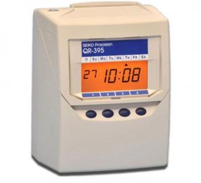 Máy chấm công thẻ giấy SEIKO QR-395 - Hàng chính hãng