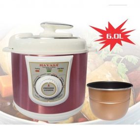 Nồi áp suất đa năng 6,0 lít HAYASA HA-1686 - Hàng chính hãng