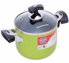 Nồi hợp kim nhôm đáy từ Sunhouse SHG14124 - Hàng chính hãng