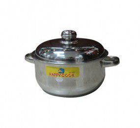 Nồi Inox 3 đáy Happy Cook N16-3DHL - Đường kính 16cm - Hàng chính hãng