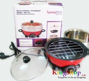 Nồi lẩu điện đa năng Homemax HMND-JQH-100 - Thương hiệu... - Hàng chính hãng