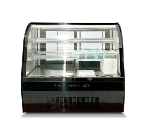 Tủ bánh kem để bàn 70cm kính cong Lightcool TS-700Y - Hàng chính hãng