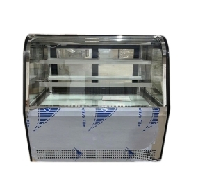 Tủ bánh kem mini để bàn kính cong SnowQueen SMT-58