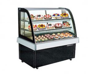 Tủ trưng bày bánh kiếng cong 1m2 Berjaya CCS12SB13-2FB - Hàng chính hãng