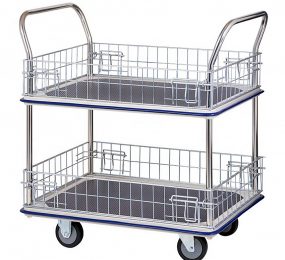 Xe đẩy hàng 2 tầng có lưới bảo vệ Sumo HB-220M