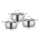 Bộ 3 nồi inox Olivo STEVE CS - Hàng chính hãng