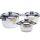 Bộ nồi 3 đáy cao cấp Rainy RN-06TTC - Dùng được các loại bếp - Hàng chính hãng