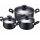 Bộ nồi canh hợp kim nhôm oxy hóa cứng Supor Ever 6 món HT10015-T1 - Hàng chính hãng