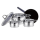 Bộ nồi chảo inox Giovani GP-777-SG  - Hàng chính hãng