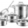 Bộ nồi chảo inox 5 đáy nắp kính Kalite KL-339 - Hàng chính hãng