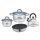 Bộ nồi chảo quánh ấm Kangaroo KG998M - Hàng chính hãng