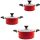 Bộ nồi chống dính Elmich Cookware EIV-631BR - Hàng chính hãng