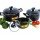 Bộ nồi hộp kim Happy Cook HC06HA - Trọn bộ 3 cái - Hàng chính hãng