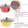 Bộ nồi hợp kim nhôm cứng Hard Anodized Happy Cook HA06YL - Hàng chính hãng