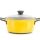 Bộ nồi hợp kim nhôm cứng Hard Anodized Happy Cook HA06YL - Hàng chính hãng
