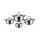 Bộ nồi inox Canzy CZ-788 - Hàng chính hãng