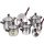Bộ nồi inox Happy Cook 3 đáy HC 12C - Hàng chính hãng