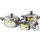 Bộ nồi Inox Happy Cook HC06C1  - Hàng chính hãng