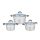Bộ nồi inox Smartcook Elmich SM3332 - Hàng chính hãng