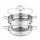 Chảo hấp đa năng inox liền khối Elmich Trimax CZ EL-3832 size 28cm - Hàng chính hãng