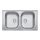Chậu rửa bát Hafele Claudius HS-SD8650 565.86.271 - Hàng chính hãng