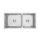 Chậu rửa bát inox Hafele Valerian HS-SD8745 567.23.040 - Hàng chính hãng