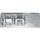 Chậu rửa chén 2 hộc 1 cánh Gorlde GD-5526 - Hàng chính hãng