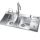 Chậu rửa Inox Sumika 10050B ( có thùng rác) - Hàng chính hãng