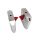 Hàng rào Flap Barrie bán tự động ZKTeco FBL 2011 - Hàng chính hãng