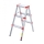 Thang nhôm gấp gọn chữ A Fujihome DL203 - Hàng chính hãng