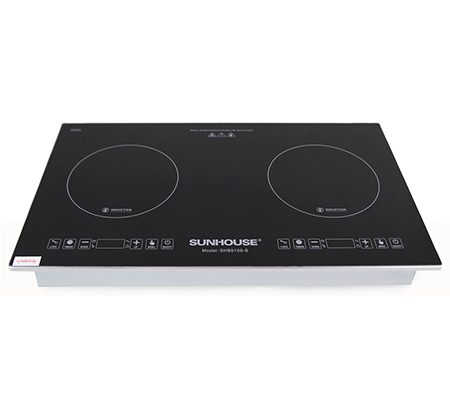 Bếp đôi điện từ Sunhouse SHB9108-S - Hàng chính hãng