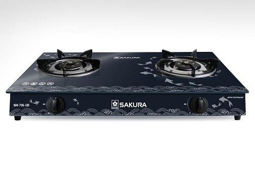 Bếp gas đôi Sakura SH-706GB - Hàng chính hãng