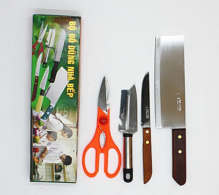 Bộ dao Kiwi Thái Lan 04 món - Hàng chính hãng