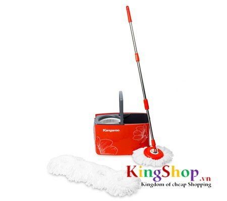 Bộ lau nhà 360 độ Kangaroo KG99R - Hàng chính hãng