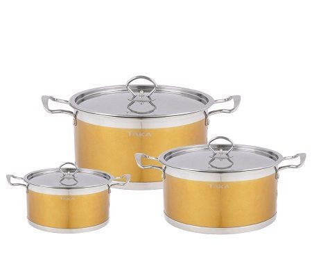 Bộ nồi inox Taka TKC03B - Hàng chính hãng