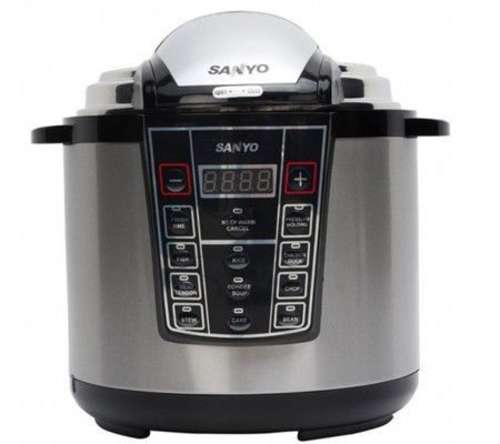 Nồi áp suất điện tử Sanyo EPC-DY609S - Dung tích 6 lít - Hàng chính hãng