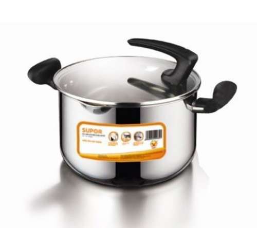 Nồi canh Inox nắp đứng Supor Unique HT10004-4 - Dung tích 4.8L - Hàng chính hãng