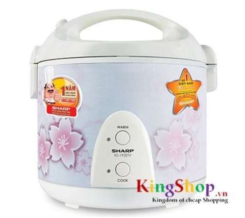 Nồi cơm điện Sharp KS-192ETV - Thương hiệu Nhật Bản - Hàng chính hãng